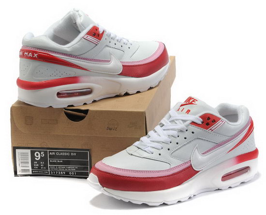 Mens Nike Air Max Bw White Red Netherlands